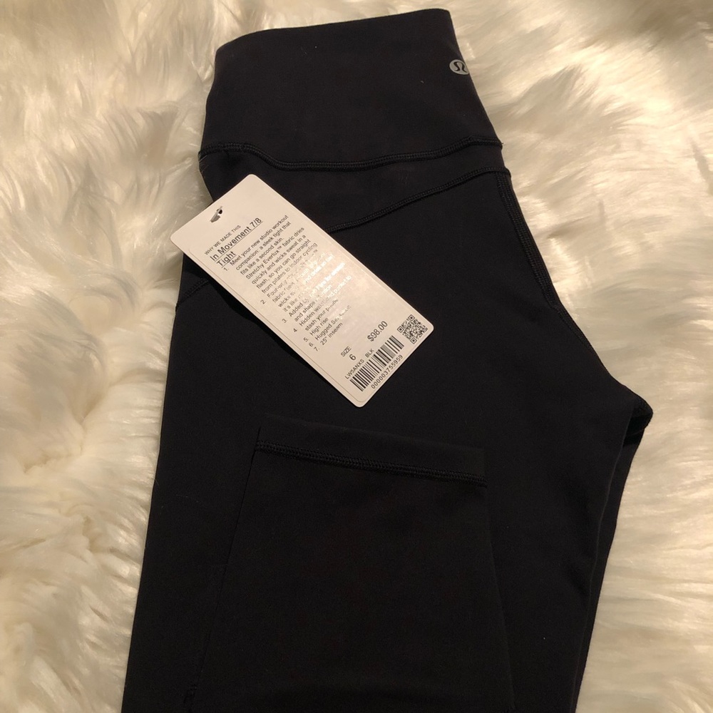 Lululemon In Movement 7/8 Tight Everlux 25 - Picture 7 of 7